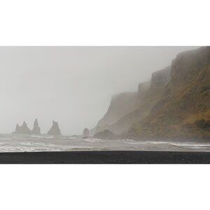 Black Sand Beach - Reynisfjara, Vik, Iceland - 8x12" - Color Photograph